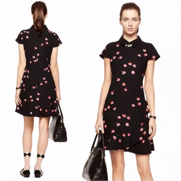 Kate Spade Poppy Floral Dress NEVER WORN - Picture 3 of 4